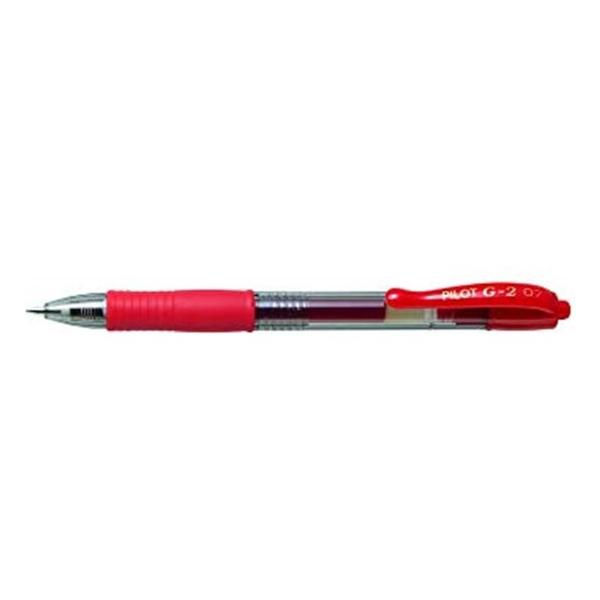 BOLIGRAFO GEL PILOT G-2 07 - ROJO - imagen 1