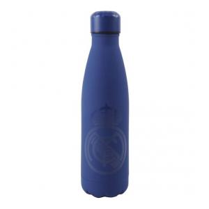 BOTELLA AZUL ACERO INOXIDABLE REAL MADRID 600ML