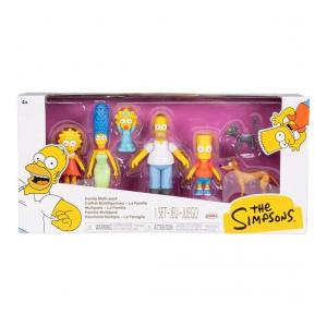 BLISTER 7 FIGURAS FAMILA LOS SIMPSONS 6CM