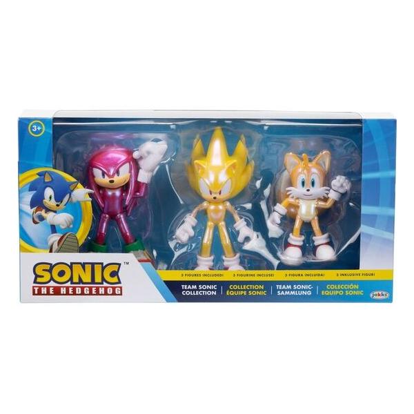 BLISTER 3 FIGURA ULTIMATE TEAM UP SONIC THE HEDGEHOG 10CM - imagen 3