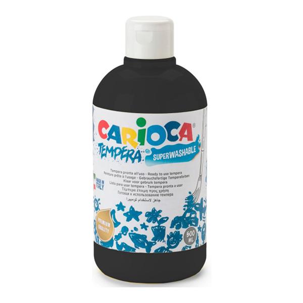 TEMPERA - BOTELLA 500 ML - NEGRO