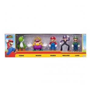 BLISTER 5 FIGURAS SUPER MARIO BROS 6CM