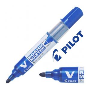 MARCADOR PIZARRA VBOARD MASTER RECARGABLE - AZUL