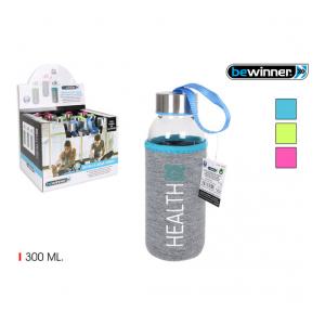 48 BOTELLA AGUA VID.FUNDA HEALTH 300ML