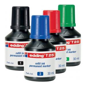 TINTA EDDING - NEGRO - 25CC