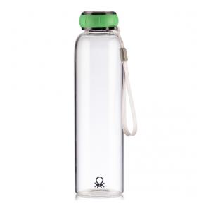 BOTELLA AGUA 550ML BOROSILICATO VERDE CASA BENETTON