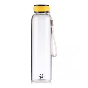 BOTELLA AGUA 550ML BOROSILICATO AMARILLO CASA BENETTON