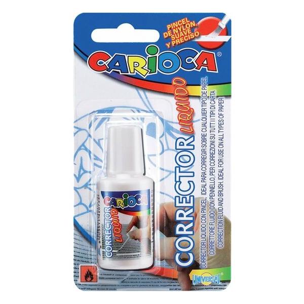 BOTE CORRECTOR LIQUIDO CON PINCEL 13ML